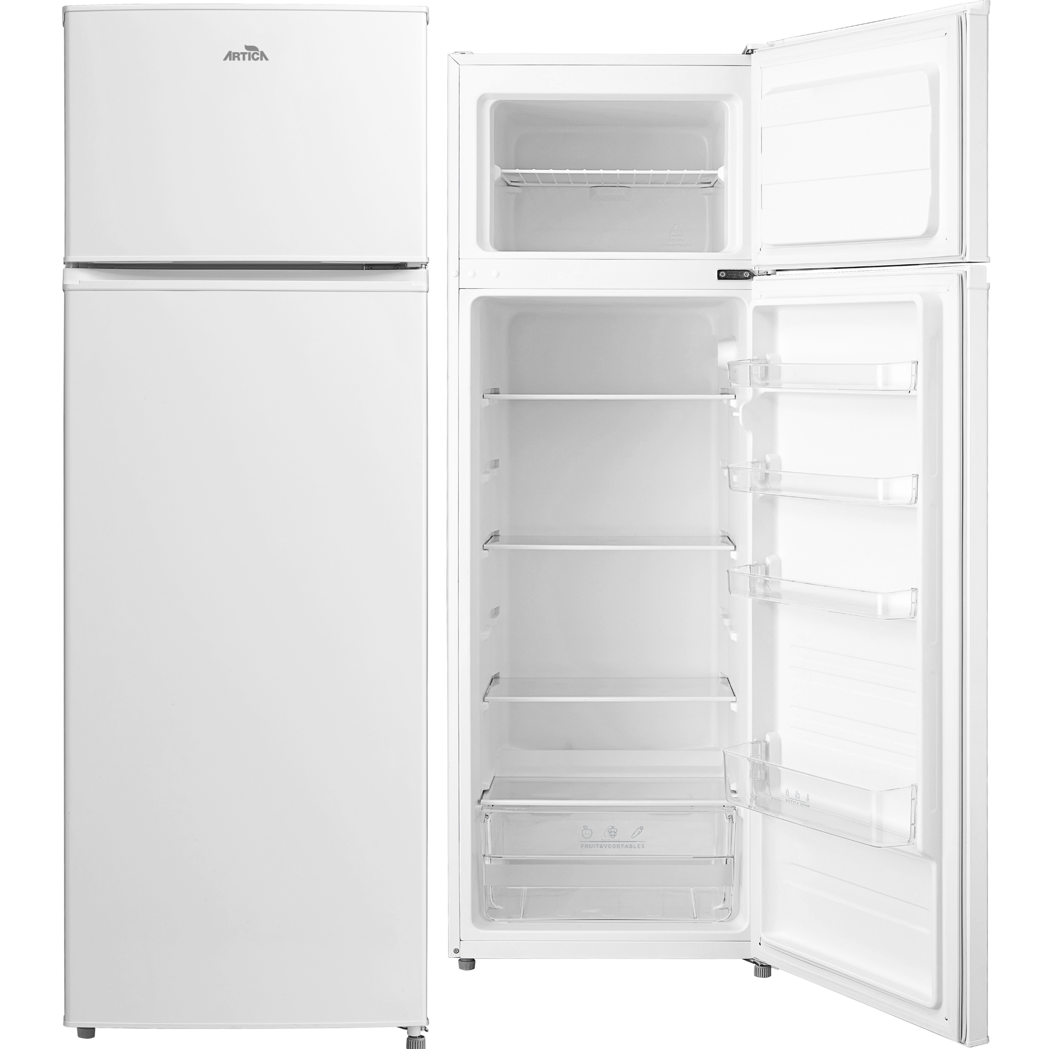 FRIGORÍFICO ARTICA AEDP144550EW, 144x55, 2 PUERTAS, CÍCLICO, BLANCO - E